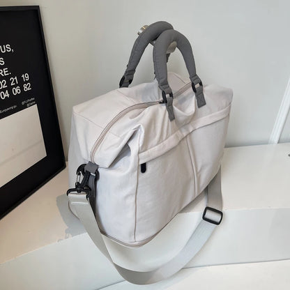 Women Travel Luggage Shoulder Bags Casual Outdoor Travel Short  TripTote Bag Portable Commuting Gym Fitness Sports Handbag