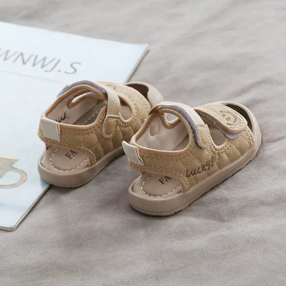 Children Shoes Little Kids Sport Sandals Lucky Smile Face Unisex Baby Boys Girls Casual Anti-slip Sandals