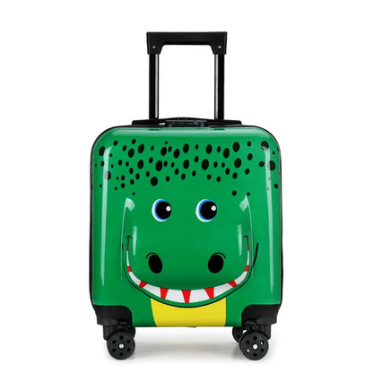 Children's Trolley Case Universal Wheel Cartoon Animal Portable Luggage Multi Function Boarding Case
