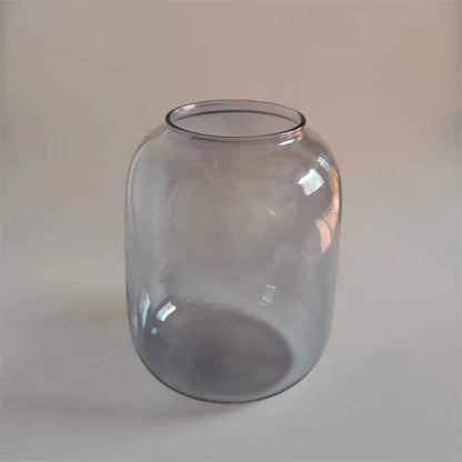Creative Grey Glass Bottles Moss Landscaping Bottle Succulent Glass Vase Hydroponic Container Micro Landscape Glass Terrarium