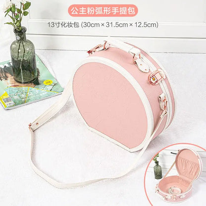 13 inch Vintage carrying case Portable Hand luggage Travel suitcase woman makeup lightweight luggage travel bag Carry on Luggage