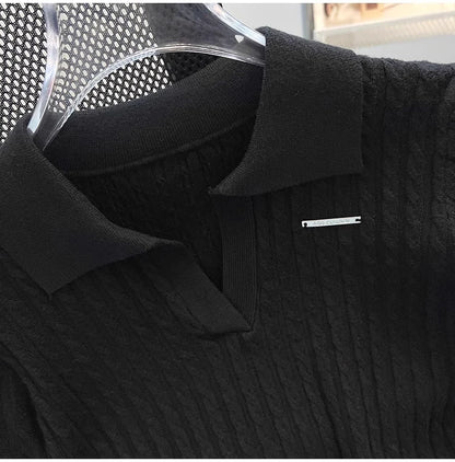 White  irt ort Sve Knitted Top Women's oulder Straight Summer T-irt Commute Sle Korean Version Straight Tube