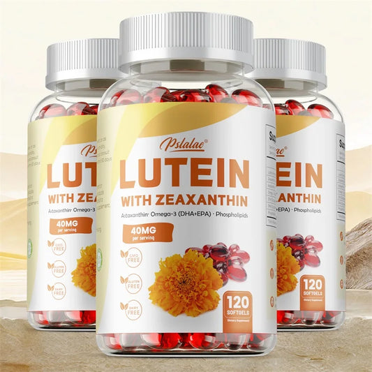 Lutein & Zeaxanthin Capsules - Supports Eye Health, Relieves Eye Fatigue, Promotes Overall Vision Health, Eye Antioxidant