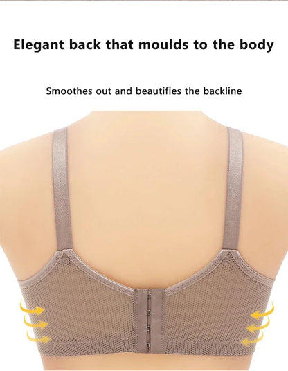 Women Bra Adjustable Lace Underwear Brassiere V-neck Non Steel Ring Anti Sagging Soft Comfortable Sexy Lingerie Intimate