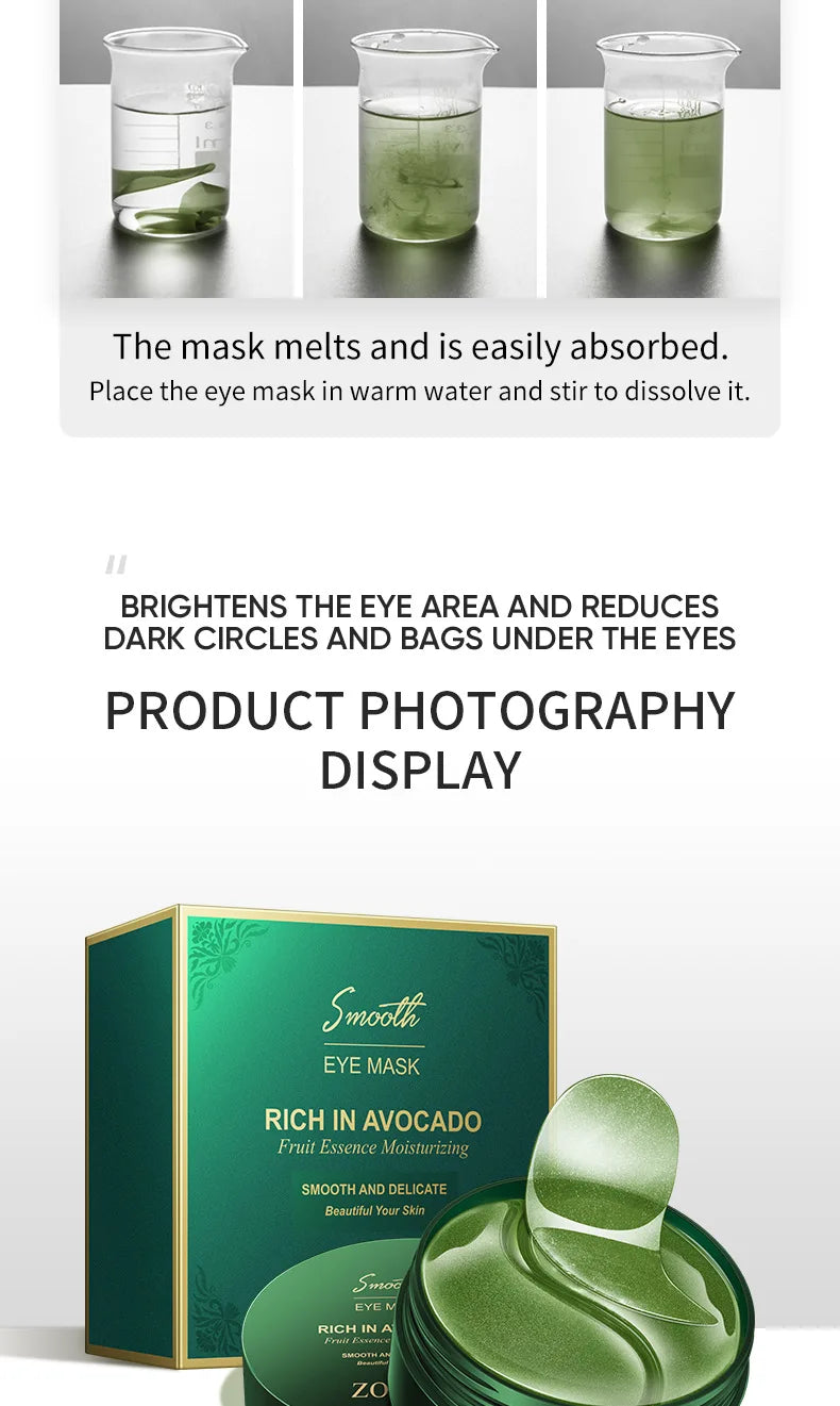 ZOZU Eye Mask Eye Patches - Hydrating Moisturizing Eye Care, Reduces Fine Lines, Brightens Dark Circles, Soothes Dry Eye Area, N