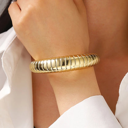 Fashion Exaggerated Irregular Bracelets for Women Simple Hip Hop Rock Personality Plastic Cuff Bangle Trendy Jewelry