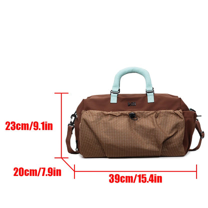 Large Capacity Travel Bag, Lightweight Short-Distance Boarding Bag, Dry and Wet Separation, Crossbody Fitness Bag, Luggage Bag