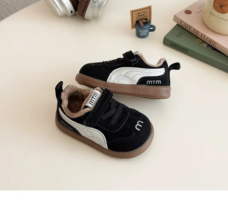 Comfortable Breathable Soft Bottom Children's Shoes for 1-4 Years Old Boys And Girls Autumn New Style Sports Trend Flat Shoes