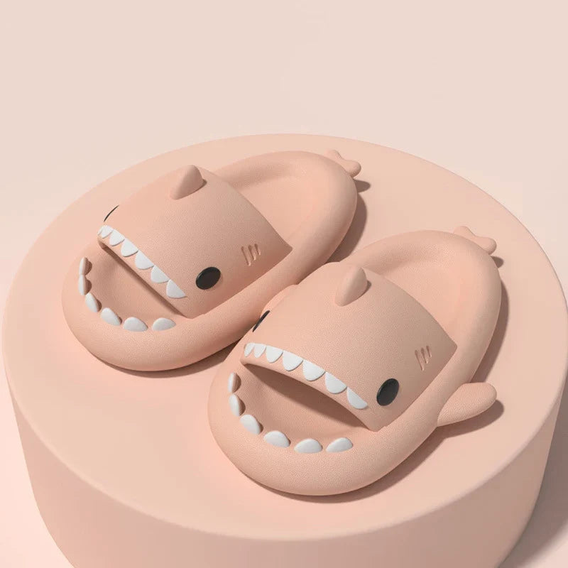 Gacimy Summer Cartoon Sandals For Children Fashion Shark Outdoor Boys And Girls Slippers Waterproof Non-slip Beach Baby Shoes (Available)