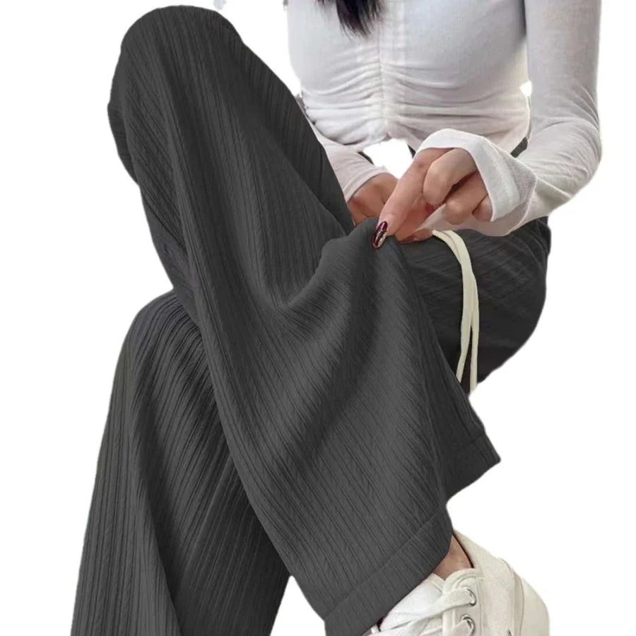 Women's Pencil Pants Jogger Sweatpants Thin Material Seven/Nine Points Length Boting Trousers for Spring Season (Available)