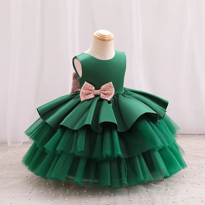 Girls Elegant Dresses Summer Kids Dress For Girls Wedding Bridesmaid Dress Toddler Girls Princess Dress Children Evening Party