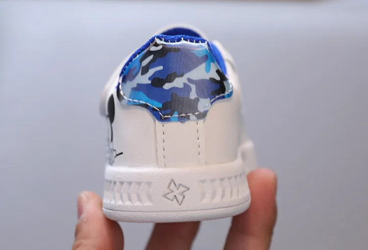 Spring And Autumn New Baby Walking Shoes Soft Soled Board Shoes Children's Sports Shoes Single Shoes Casual White Shoes