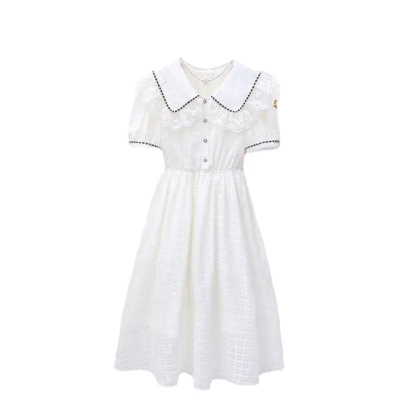 Girls' Summer Party Dress: Floral Princess Gown for Ages 3-8 – Sweet & Chic Kids' Fashion