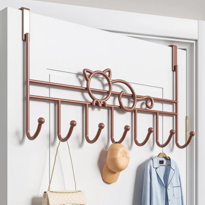New No Punch Door Storage Hook Universal Household Home Storage Rack Multifunction Traceless Wall Hanger Hook