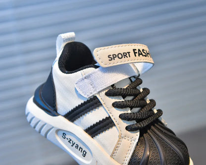 Children's Breathable Sports Shoes  Spring Autumn New Boys Girls Soft Soled Anti -Slip Leather Shoes Baby Kids Running Shoe