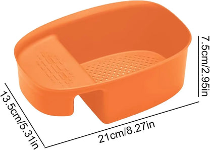 Sink Drain Basket Vegetable Rack Desiccant Drying Within Sink Reach Food Tray MultifunctionalVegetable Storage Kitchen Accessory