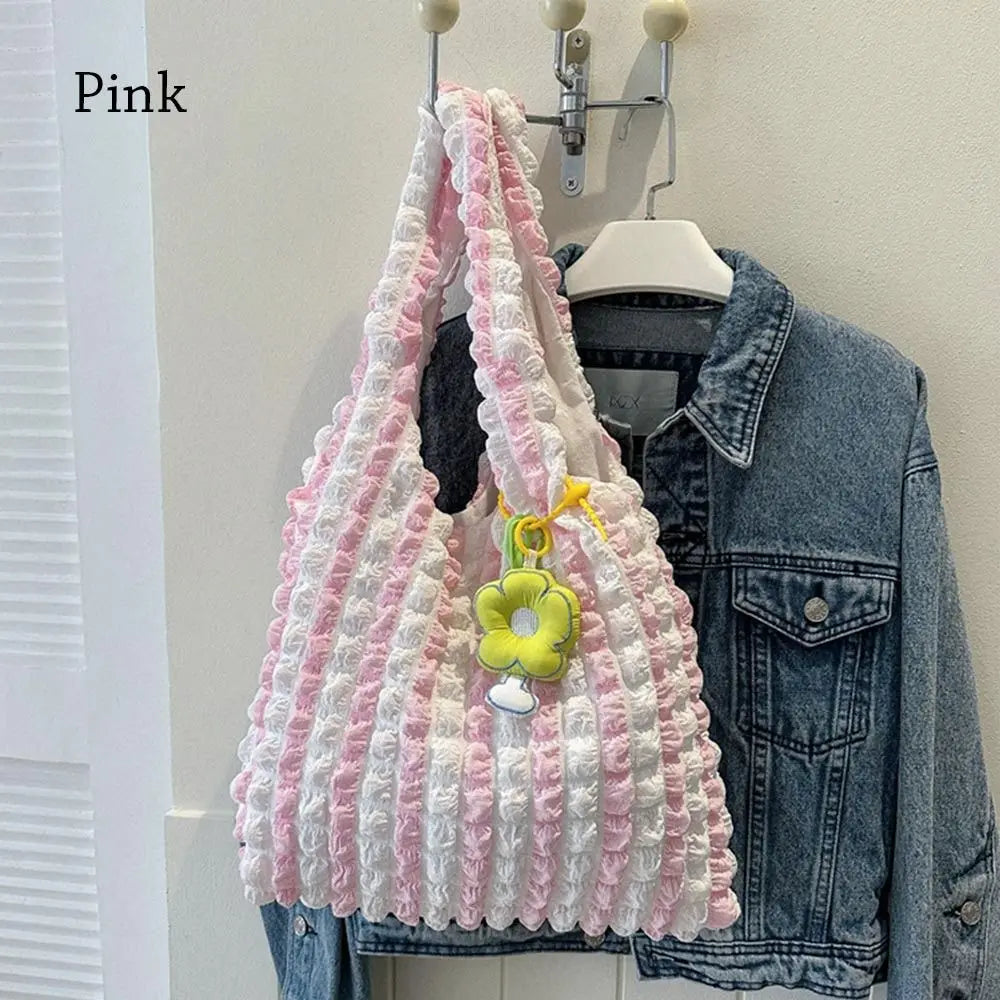 Women's Large Capacity Tote Bag with spacious interior, zipper closure, comfortable shoulder straps, and casual everyday design