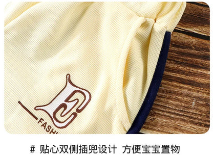 Kids Clothing Sets Summer Sleeveless T-shirt +shorts 2pcs/set Sport Suits for Boys Waffle Baby Sports Tracksuits Toddler Outfits