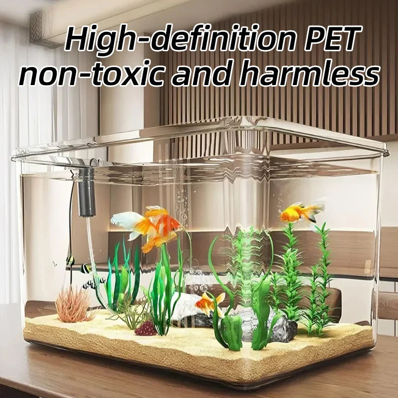 Desktop Fish Tank Bangladesh Transparent Aquarium - Small China Town