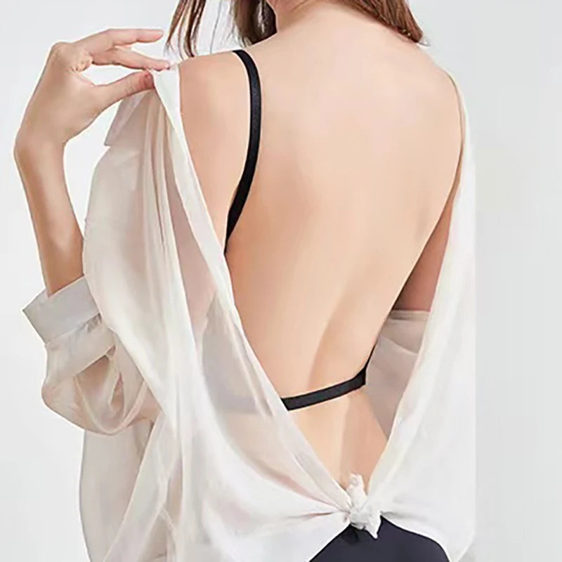 Summer Sexy Large Backless U-shaped Women's Bra Solid Color Simple Invisible Seamless Push Up Underwear Fashion 2024 New bras