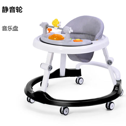 Baby Walker Anti-o-legs Multi-functional Anti-drop Anti-rollover Girl Baby Boy Walking Can Sit on Trolley U-shaped
