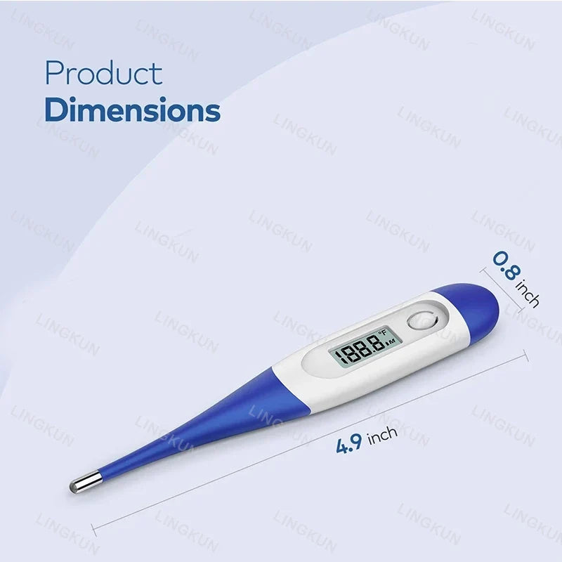Household Adults Children Thermometers for Fever Thermometer Electronic Soft Head Digital Oral Armpit Temperature Measurement
