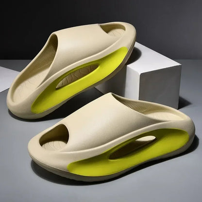 Men's Summer Slippers for Men Shoes Thick Sole Leisure 2024 New Style Suitable for Outdoor Wear Popular in Vietnam Beach Sandals