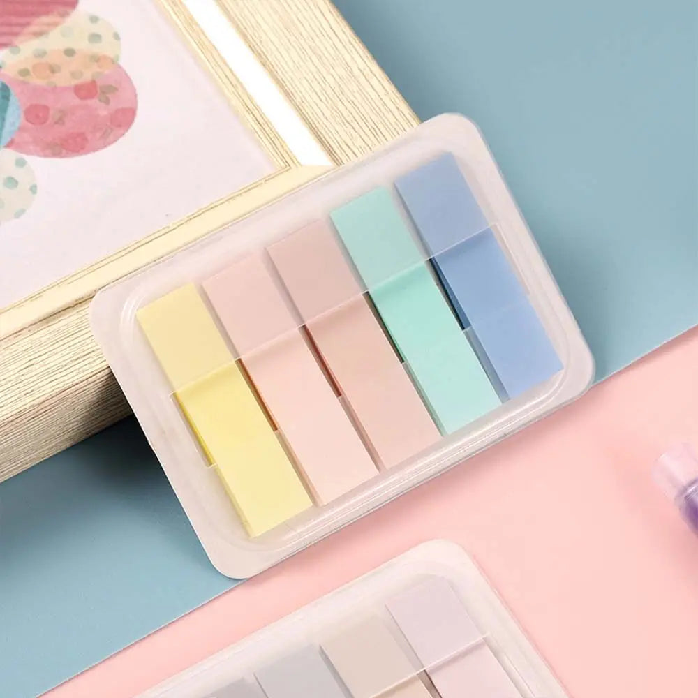 Stationery School Office Supplies Hand Account Notes Bookmark Marker Notepad Sticky Note Sticky Labels Index Memo Pad