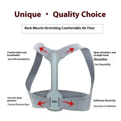 Invisibility Breathable Posture Corrector Belt Adjustable Rectify Posture Back Support Belt Back Neck Brace Posture Training
