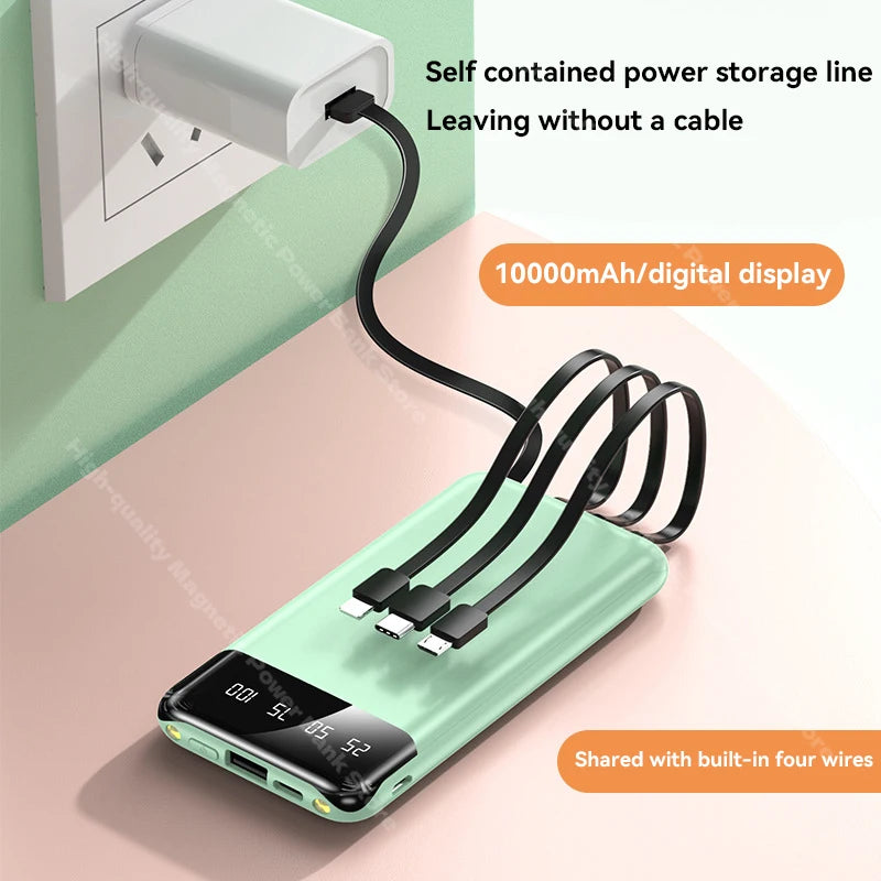 New 50000mAh High-capacity Portable Power Bank for Charging Smartphones and Digital Electronic Devices For Holidays and Travels