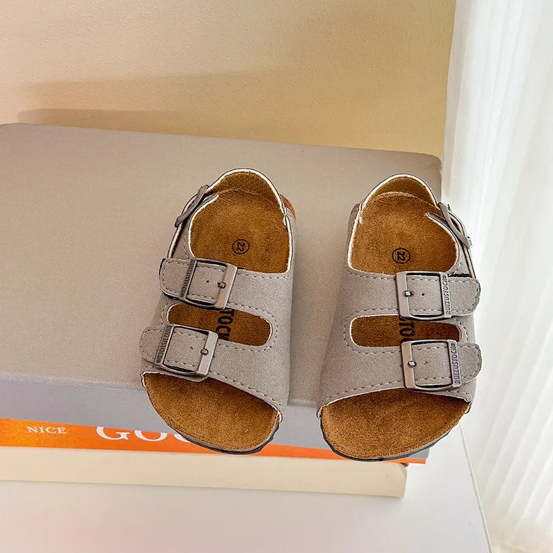 Boys Girls Summer Outdoor Soft Sole Anti Slip Kids Shoes Toddler Casual Open Toe Flat Sandals сандали