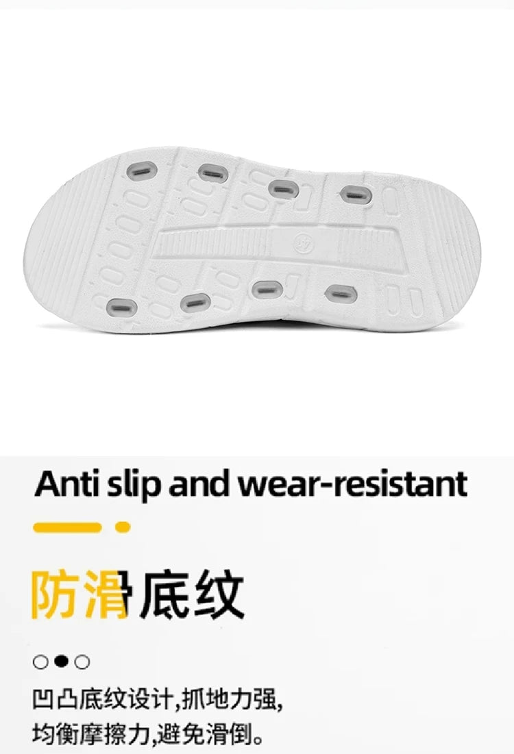 Fashion Luxury Men Slides Designer Platform Men's Cushion Slippers High quality Brand Slides For Man Beach Outdoor Sandals Men