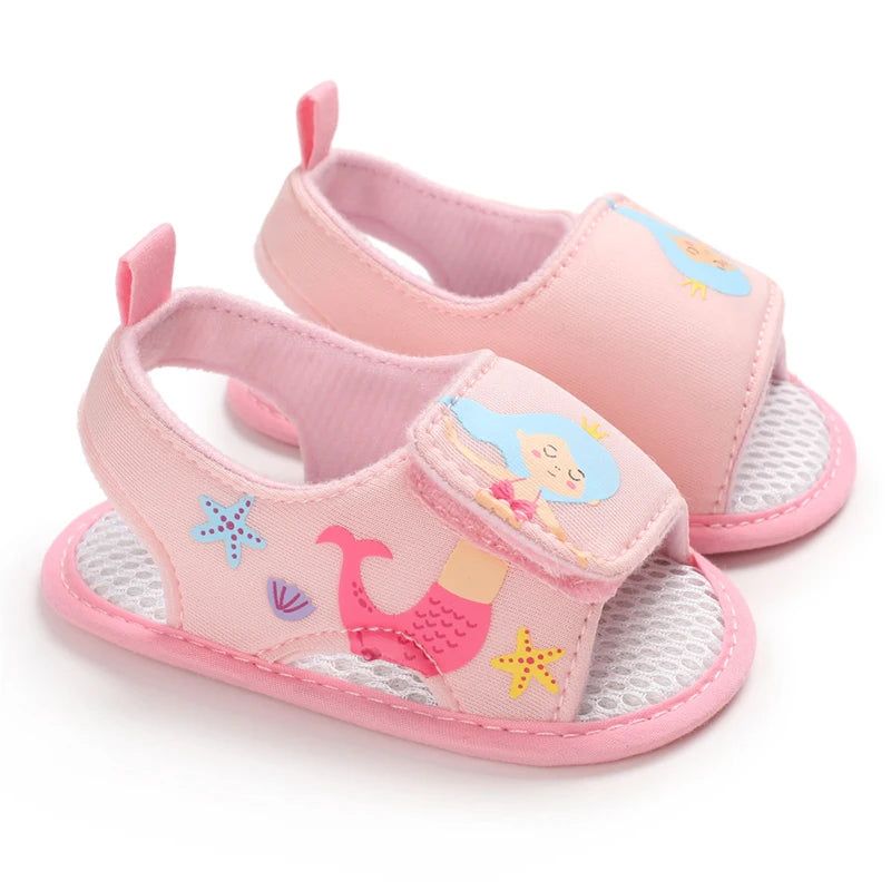 Fashionable Baby Girl Shoes Cute Classic Pink Theme Casual Flat Shoes Soft Sole Comfortable Lightweight Walking Shoes