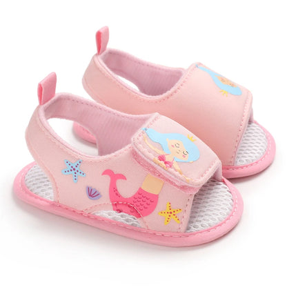 Fashionable Baby Girl Shoes Cute Classic Pink Theme Casual Flat Shoes Soft Sole Comfortable Lightweight Walking Shoes