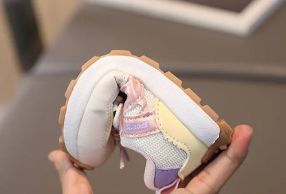 Spring Autumn Kids Sneakers Boys Girls Sport Shoes Fashion Mesh Breathable Kids Casual Shoes Toddler Boys Girls Running Sneakers