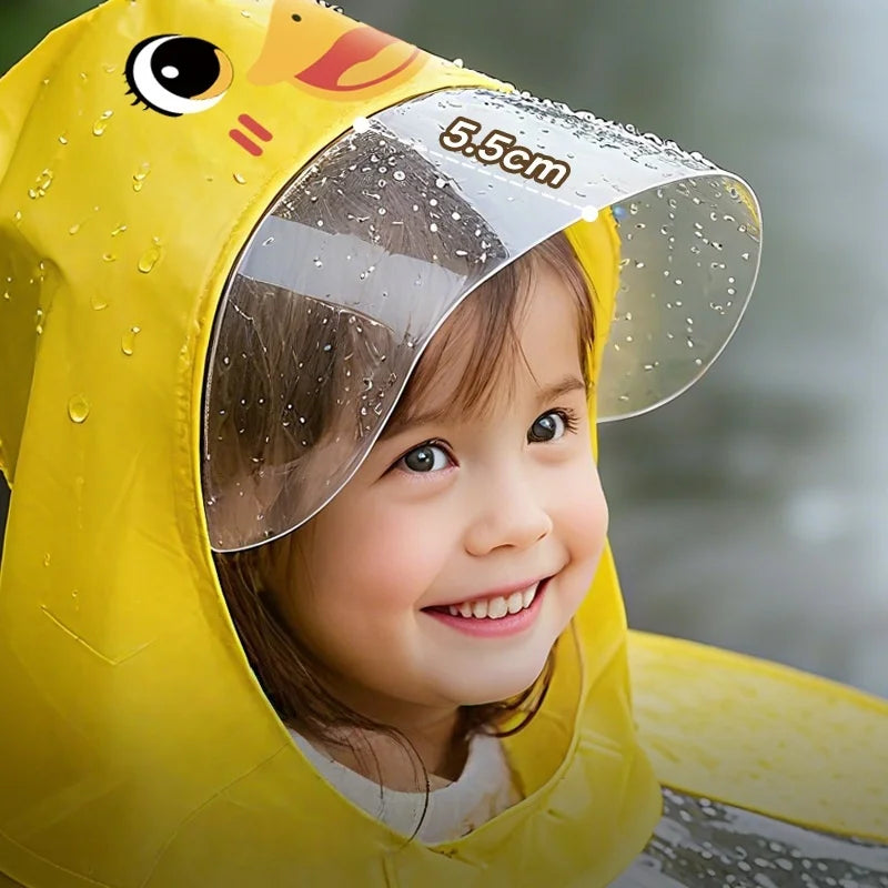 Children Portable Rain Umbrella Hat Foldable Outdoor Fishing Sunshade Waterproof Camping Headwear Kids Rain Hat Umbrella