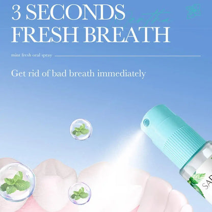  SADOER 1PCS Protable Fragrance Lemon Oral Fresh Mouth Breath Spray Fresh Bad Breath Spray No Eliminate Alcohol N9A8