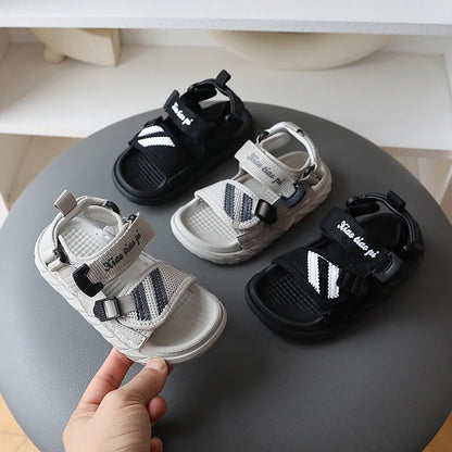 Girls Beach Sandals Summer Baby Sport Sandals Boys Net Cloth Kids Sneakers  Comfortable Canvas Water Shoes Kids