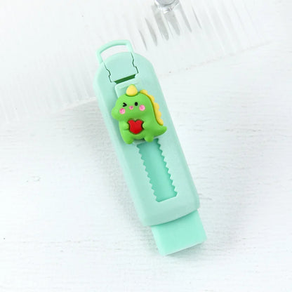 1Pcs Creative Push-pull Cartoon Eraser Macaron Colored Eraser Telescopic Kawaii Children's Pencil Eraser Student Stationery