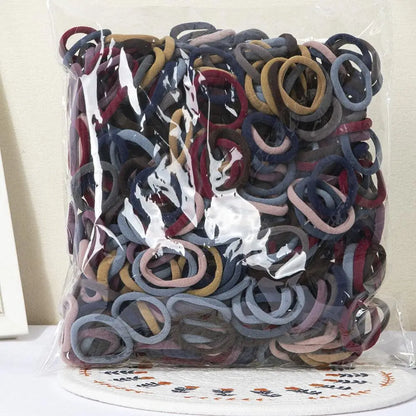 30-200pcs Hair Accessories for Women girl Basic Hair Bands Headband Hair Ropes Ties Ponytail Holder Simple and Fashionable Nylon