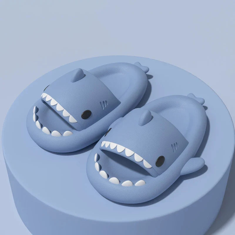 Gacimy Summer Cartoon Sandals For Children Fashion Shark Outdoor Boys And Girls Slippers Waterproof Non-slip Beach Baby Shoes (Available)
