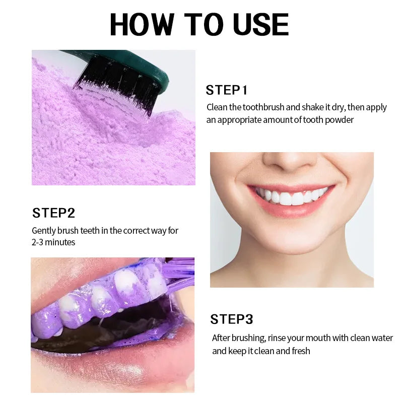 Teeth Cleaning Powder Sulfate Free Deep Cleaning and Polishing Fresh Breath Toothpaste Natural Pearl Essence