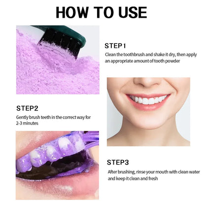 Teeth Cleaning Powder Sulfate Free Deep Cleaning and Polishing Fresh Breath Toothpaste Natural Pearl Essence