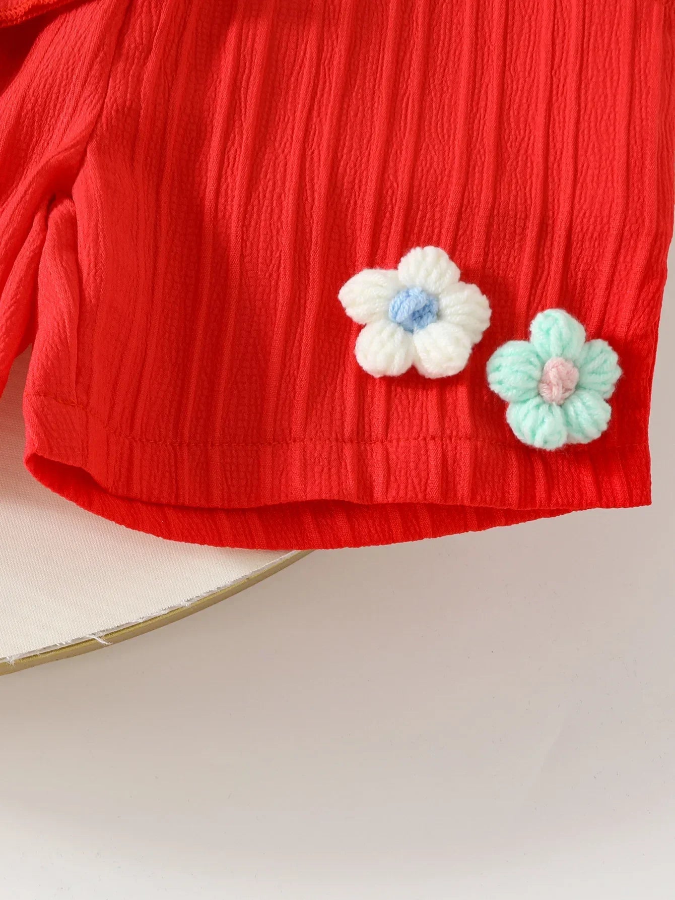 Children's Clothing Sets Small Flower Sleeveless Top + Bow Shorts 2pcs Sets Toddler Girl Clothes Kids Boutique Clothes