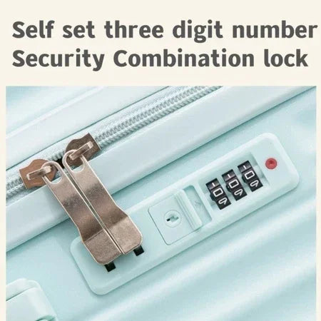 18-Inch Luggage 2025 Fashion Small Luggage Lightweight Travel Trolley Case with Combination Lock
