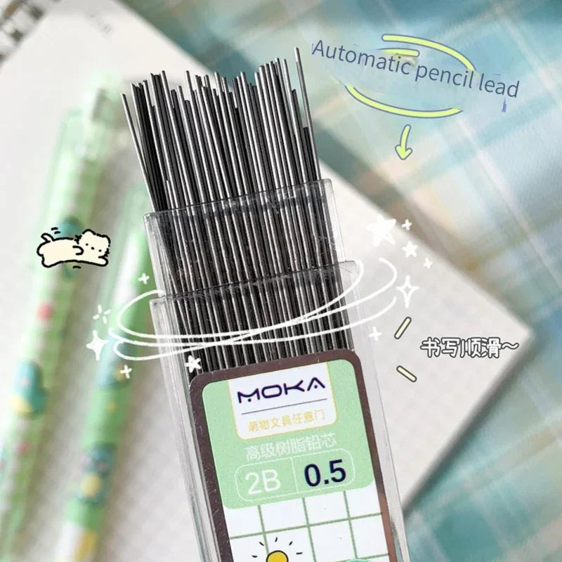 Kawaii Mechanical Pencil set 0.5/0.7mm 2B Refill Cute Cartoon Automatic Pencils School Office Supplies Child Gift Statione