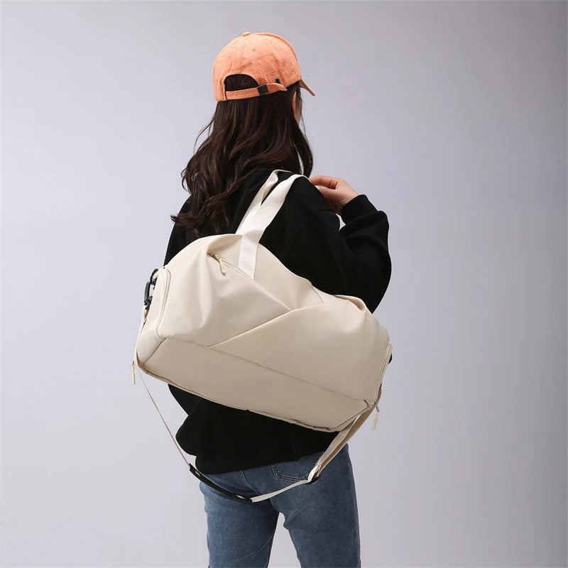 Large capacity leisure travel bag, short distance business travel handbag, lightweight and simple luggage bag, fitness bag