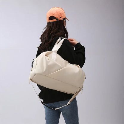 Large capacity leisure travel bag, short distance business travel handbag, lightweight and simple luggage bag, fitness bag