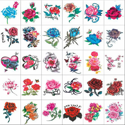 Fashion Butterfly Women Tattoos Body Art Stickers Waterproof Tattoo Stickers Temporary