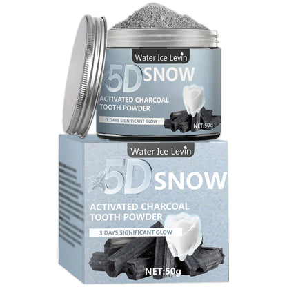 Bamboo Charcoal Teeth Whitening Powder - Natural Whitening and Deep Cleaning for Men and Women, Fresh Breath Daily Use Toothpaste, 1 Piece